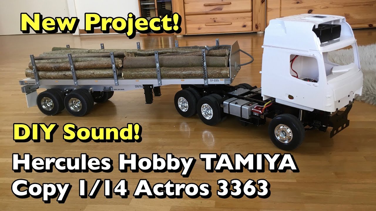 Hercules Hobby TAMIYA Clone Actros 3363 Truck With 3 Speed Transmission & DIY Sound: Any Good?