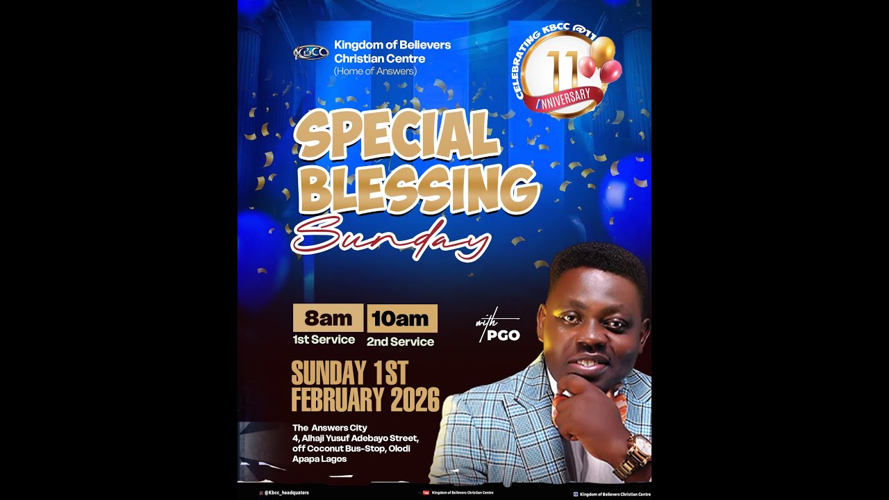SPECIAL BLESSING SUNDAY // 1ST FEBRUARY 2026