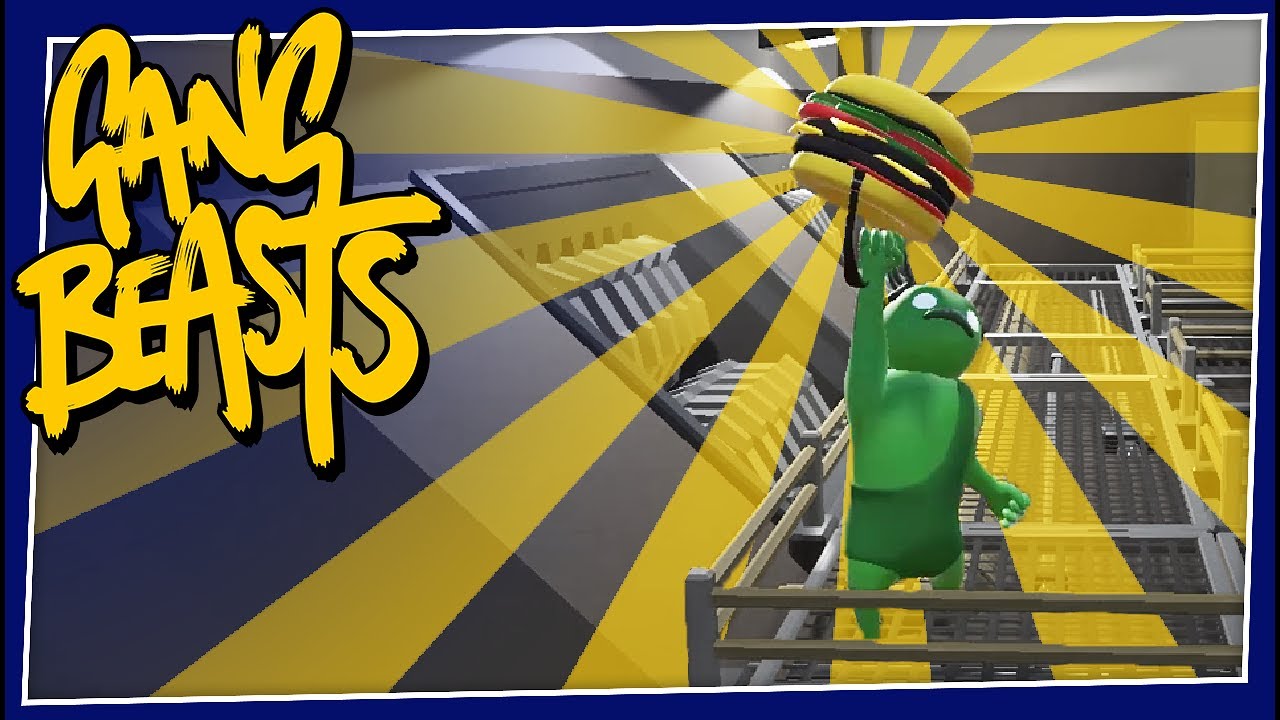 Gang Beasts - #173 - BURGER TROPHY!!!