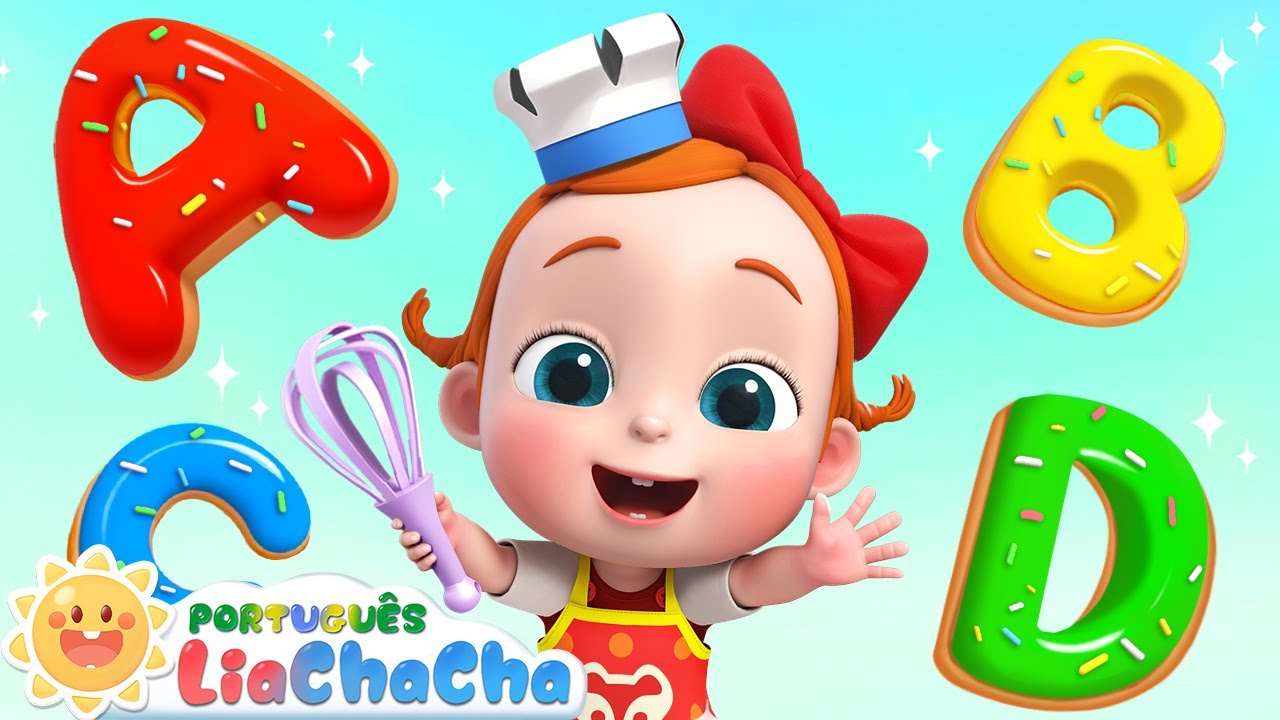 LiaChaCha em Português ☀️ Canção do ABC (Versão Biscoito) | Música Infantil & Canção de Ninar