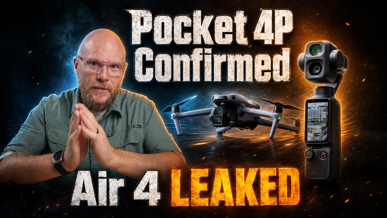 DJI Air 4 Leaks & Osmo Pocket 4P Confirmed