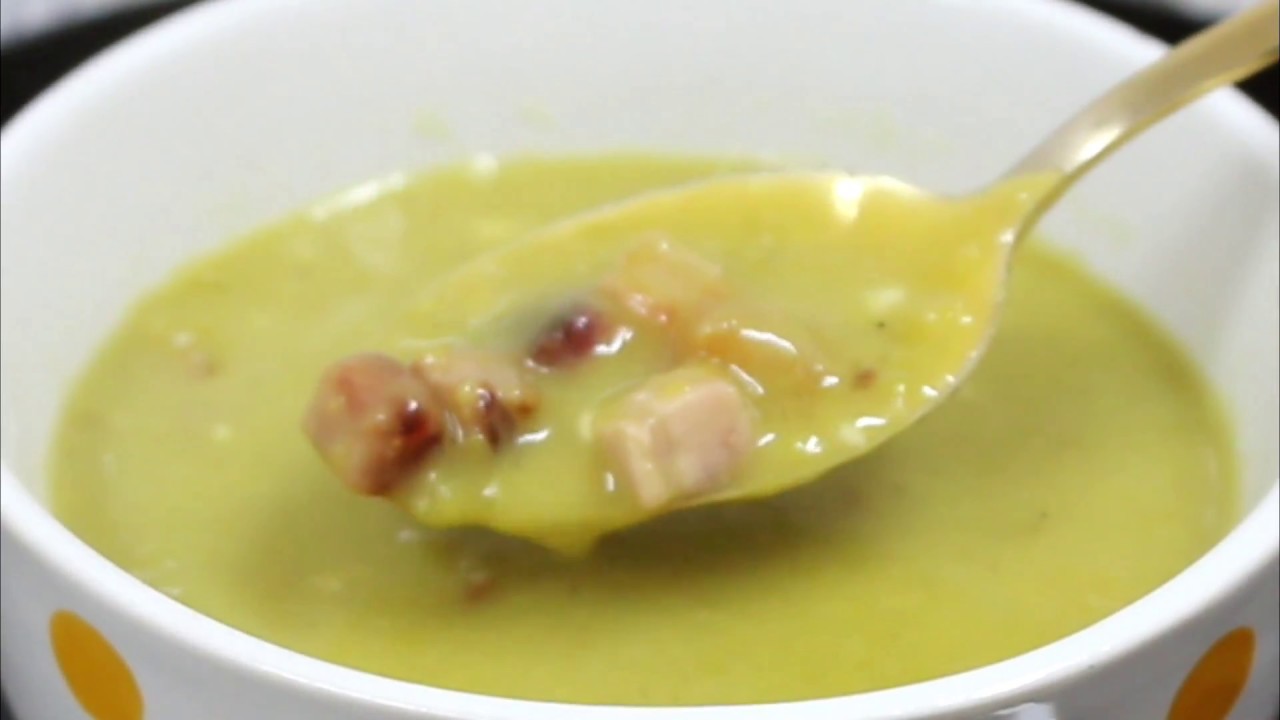 CALDO DE ERVILHA COM BACON