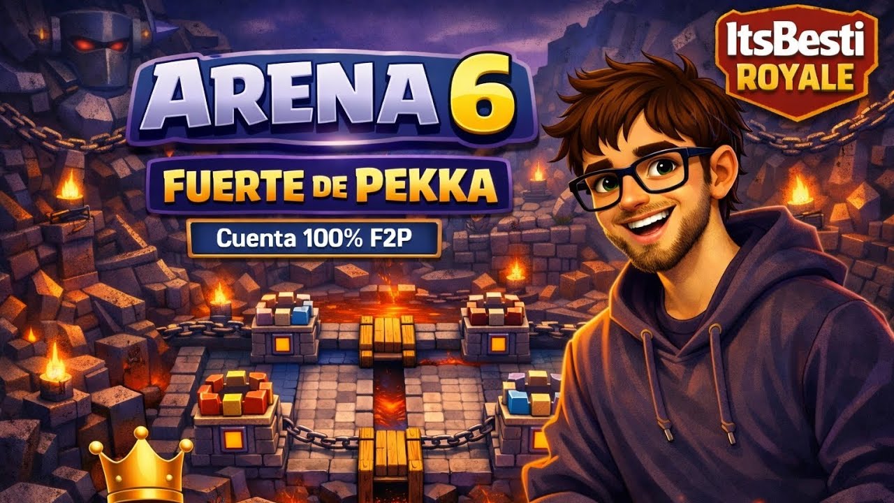 Batalla completa de Arena 6 | Clash Royale F2P 