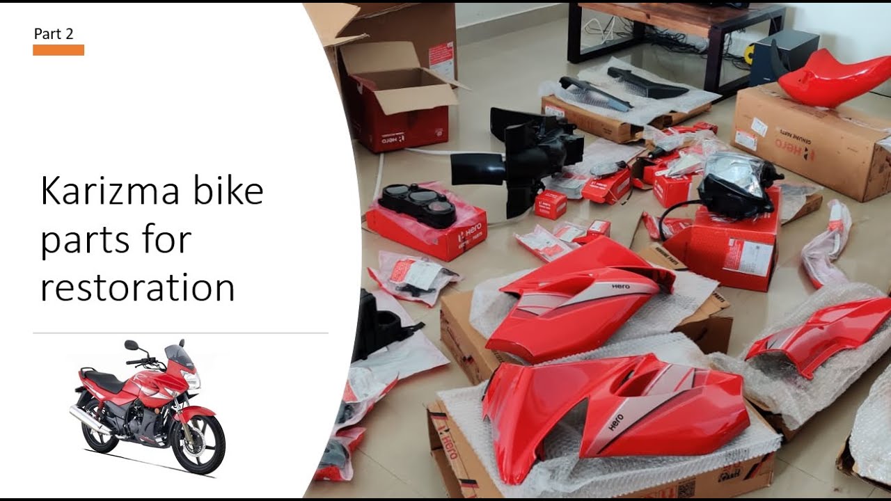Unboxing Karizma Parts for Restoration - Part 2