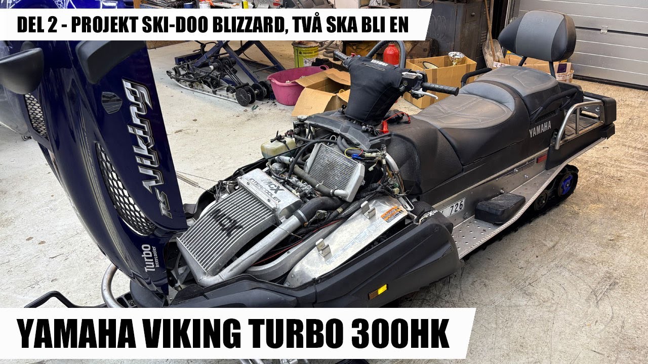SnowRider TV Ep. 189, Säsong 8 - Yamaha Viking Turbo 300hk. Del 2. Ski-Doo Blizzard, två ska bli en