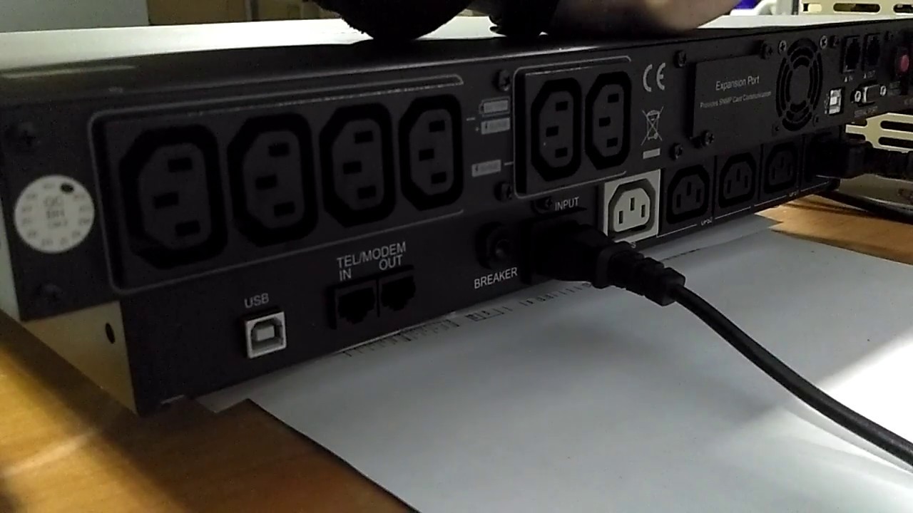 Сравнительный обзор 1U ИБП Powercom KIN-1000AP и Cyberpower OR1000ELCDRM1U
