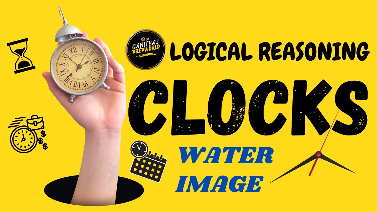 📌 Water Image Questions of Clocks | Complete Concept + Tricks | Aptitude & Reasoning  #reasoning