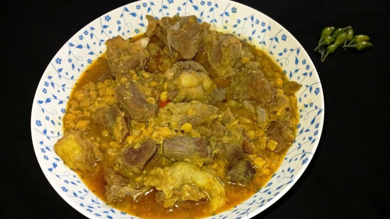 ছোলার ডাল দিয়ে  খাসির মাংস রান্না |খাসির মাংস দিয়ে ডাল|Buter Dal Mangsho Ranna|Mutton Recipe|Curry.