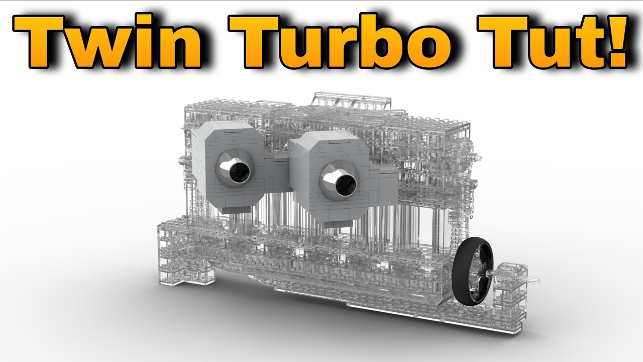 How to build My Lego Twin Turbos! 