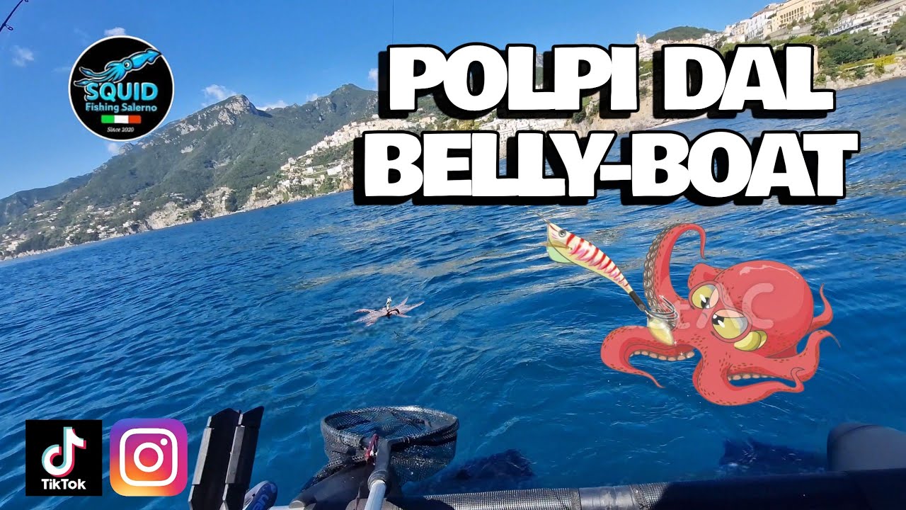 Polpi dal Belly-Boat nella divina costiera Amalfitana 