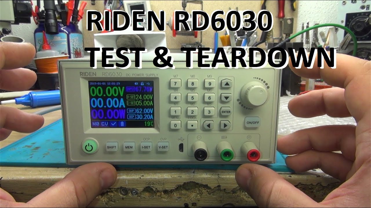 Riden RD6030 Powersupply Test & Teardown - Small and 1800W !