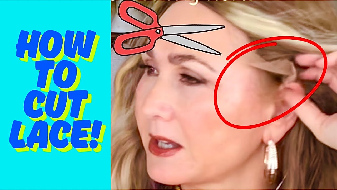 HOW TO CUT LACE FROM A NON PRE CUT WIG!  Save money!