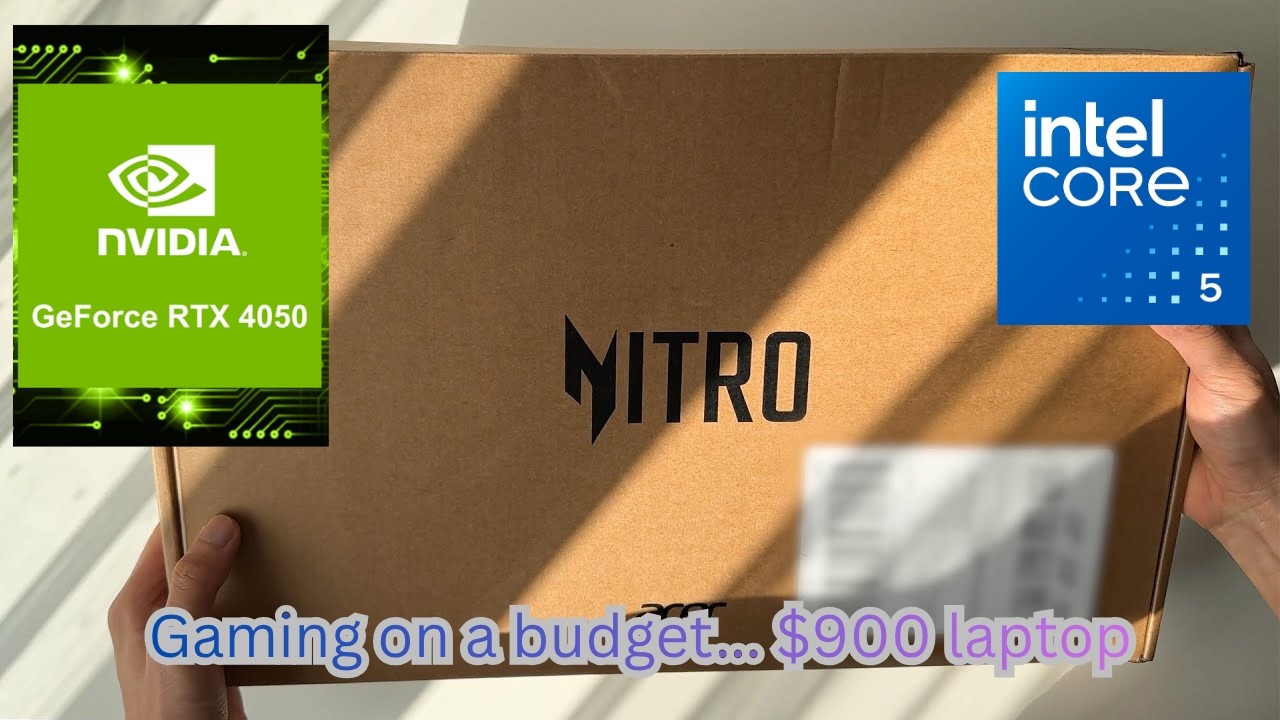 Распаковка игрового ноутбука Acer Nitro V15 RTX 4050! Acer Nitro V15 N23Q22