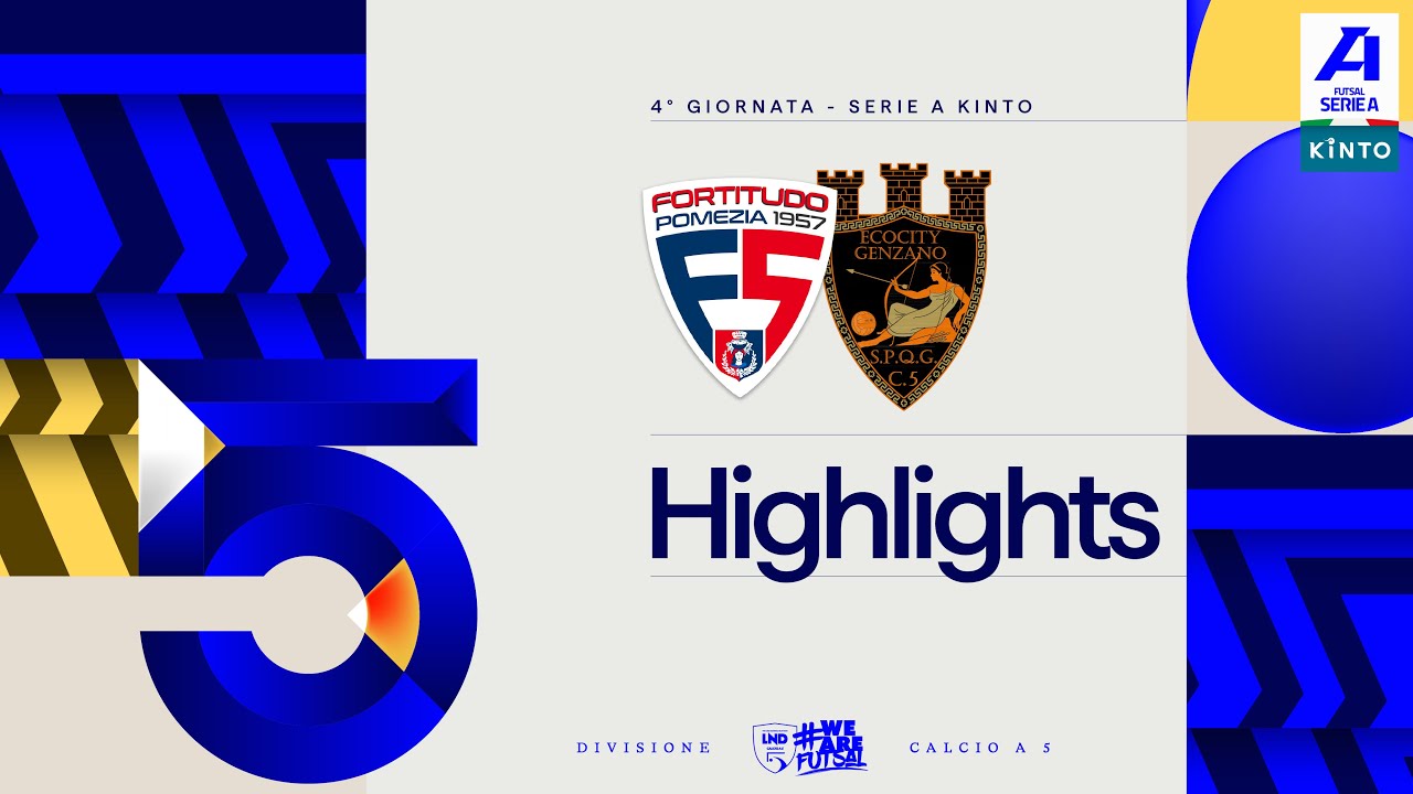 Fortitudo Pomezia-Ecocity Genzano 0-4 | Gol e highlights | 4ª giornata | Serie A KINTO 2025/2026