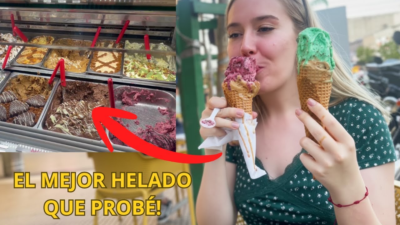 LA POLACA PRUEBA EL HELADO ARGENTINO! - Campana, Buenos Aires