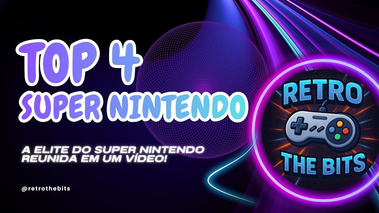 TOP 4 JOGOS DE SUPER NINTENDO!