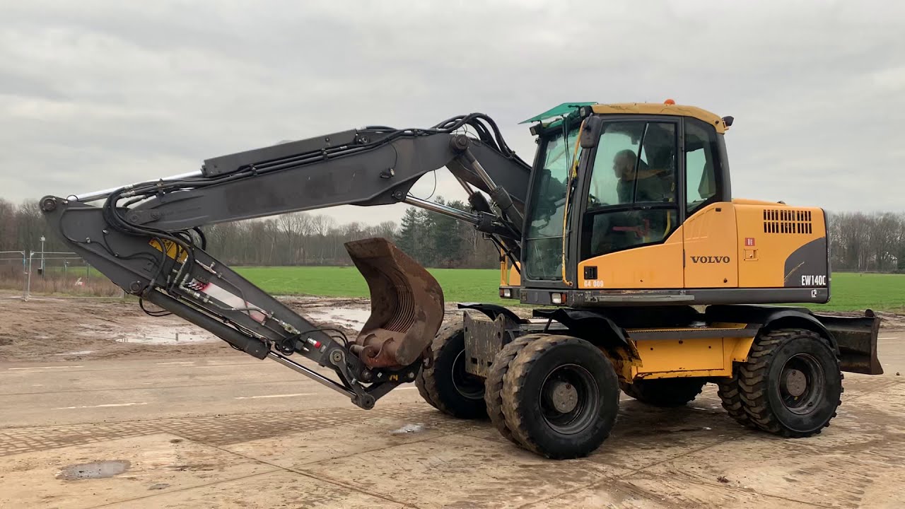 Mobile excavator: Volvo EW140C, year 2008 (Refnr. BM3707)