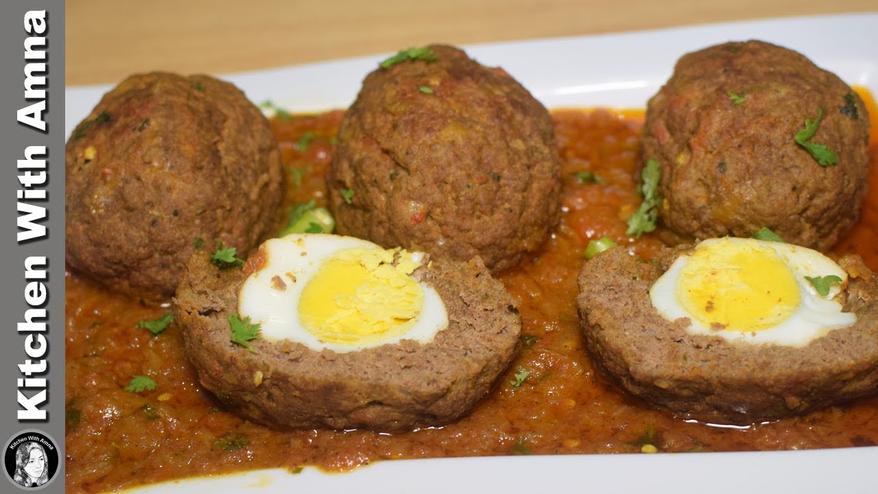 Nargisi Kofta Recipe With Safety Idea - Special Eid ul Adha Recipes - Kitchen With Amna