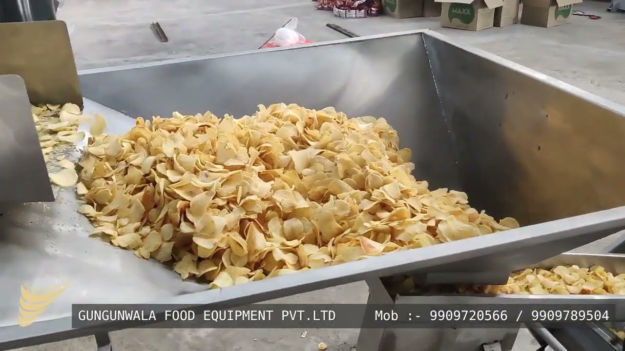 50 Kg/Hr Potato Chips Production #potatochips #foodprocessingmachinery #potatochipsmachine