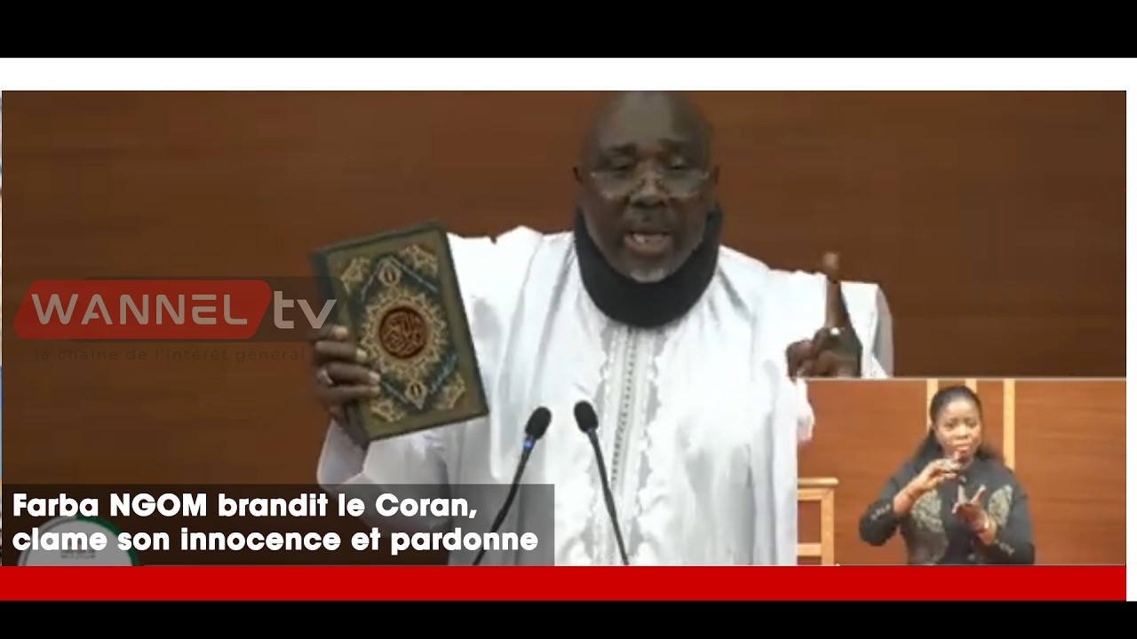 Assemblée Nationale : Farba NGOM brandit le Coran, clame son innocence et pardonne