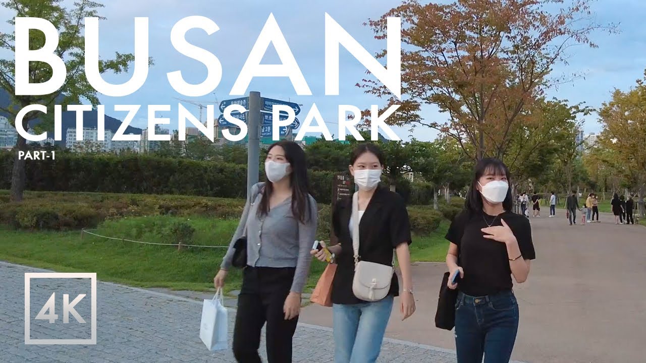 [4K] Walk around the biggest Park in Busan is Citizens Park | 부산 시민공원 [Part-1]