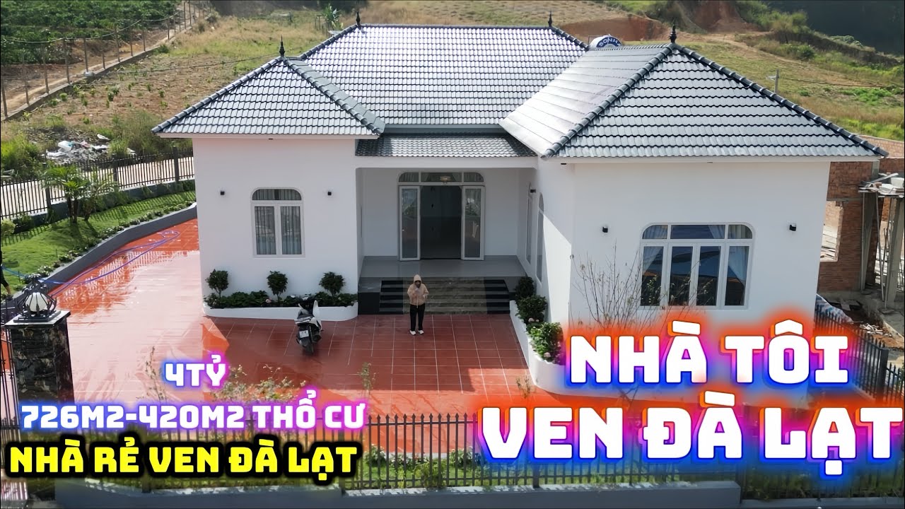 Nhà Ven Đà Lạt| View thông nguyên sinh bao trọn, mát mẻ quanh năm. 726m2-420m2 thổ cư. Giá chỉ 4tỷ.