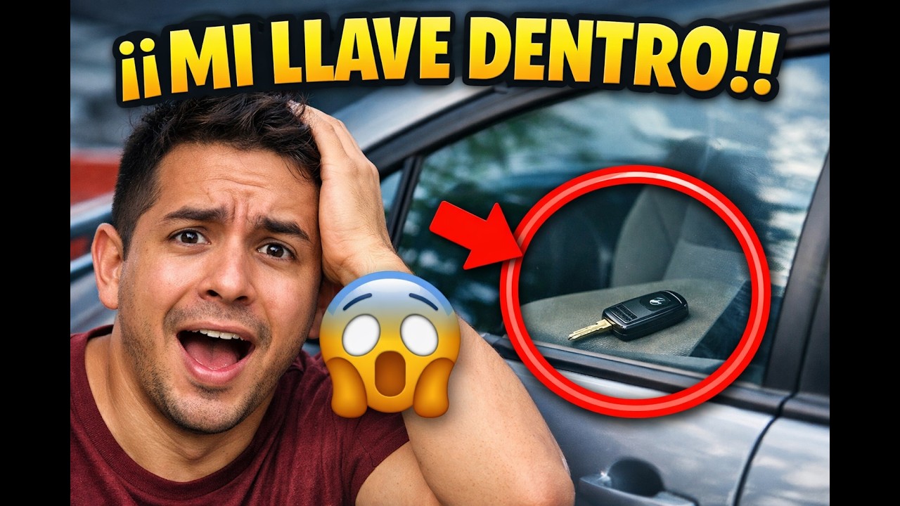 como abrir carro sin llave, se me olvido mi llave dentro del carro