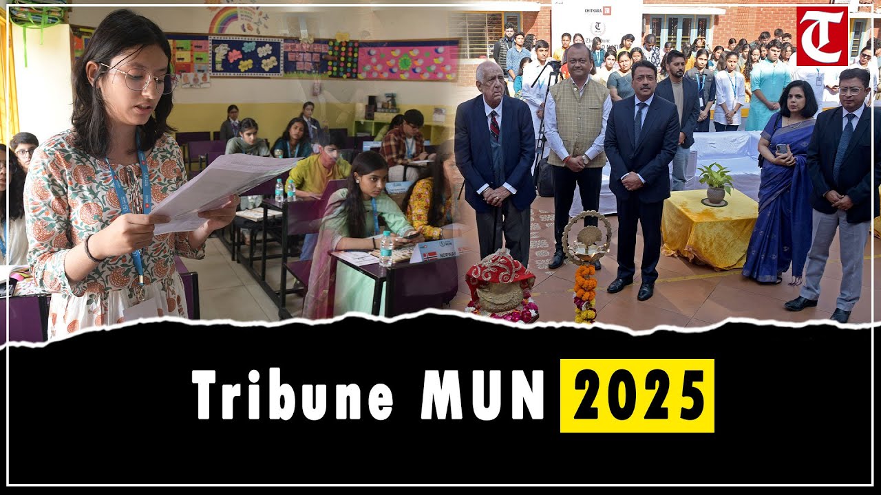 Justice Aman Chaudhary inaugurates The Tribune Model United Nations (MUN) - 2025