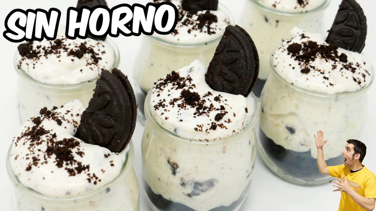 VASITOS de OREO & QUESO CREMA 😍🍪😱 POSTRE CREMOSO muy FÁCIL y RÁPIDO (SIN HORNO ) Receta # 750
