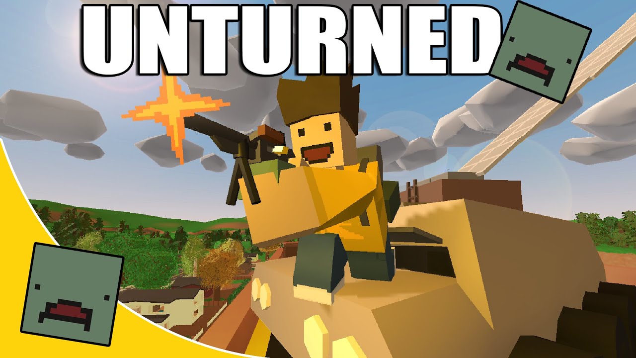 Unturned Funny Moments with Friends (Flying APCs, Zombie Hordes, Troll Fails, and More!)