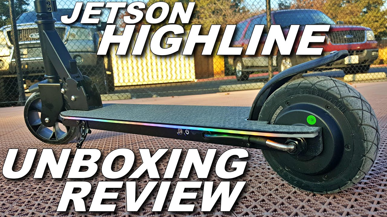 JETSON HIGHLINE LIGHTUP ELECTRIC SCOOTER [UNBOXING/REVIEW]