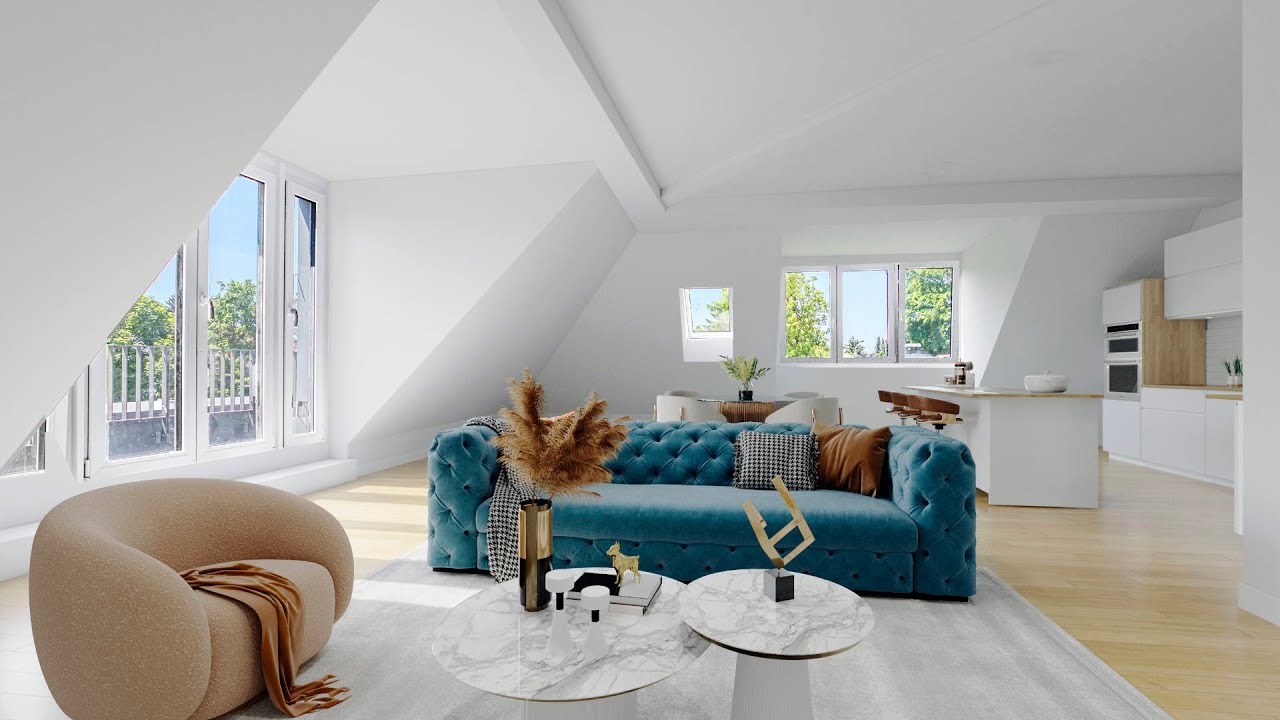 Wohnungstour DG Neubauwohnung mit 160 m² | München-Trudering | Rogers Immobilien