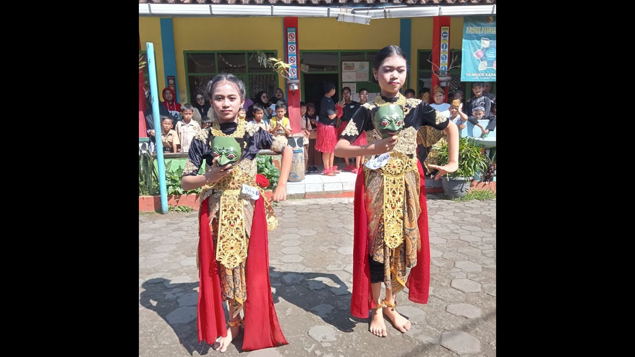Praktek SBdP Kelas 6 SDN Karangsetra - Tari Topeng