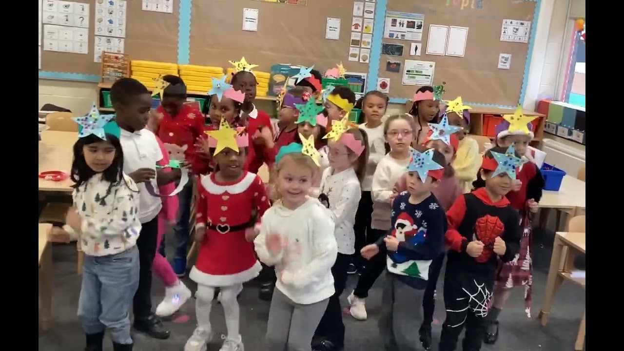 Boarshaw Primary School Year 1 Dolphins singing Jingle Bells