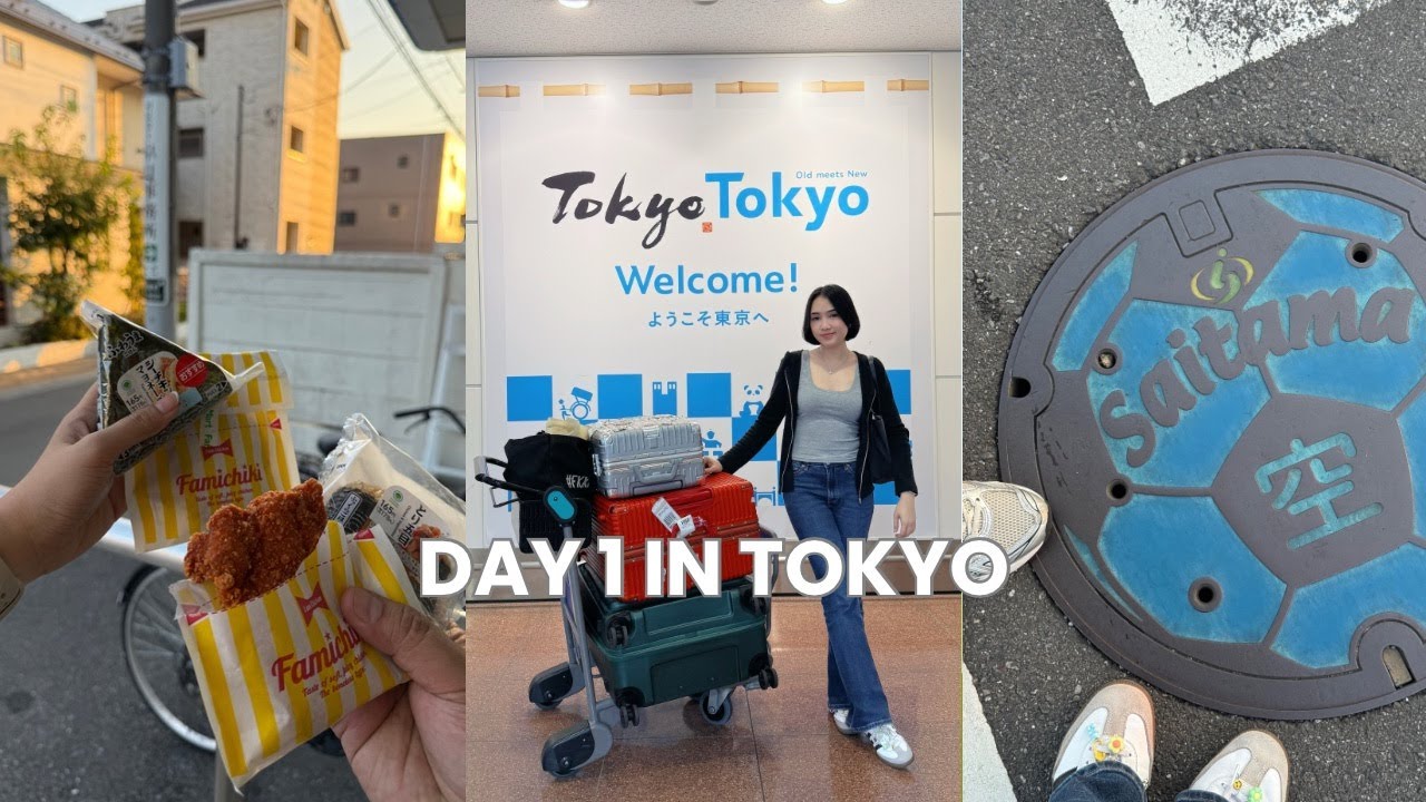 JAPAN TRAVEL VLOG DIARIES DAY 1 : EXPLORING TOKYO WITH MY HUSBAND🇯🇵