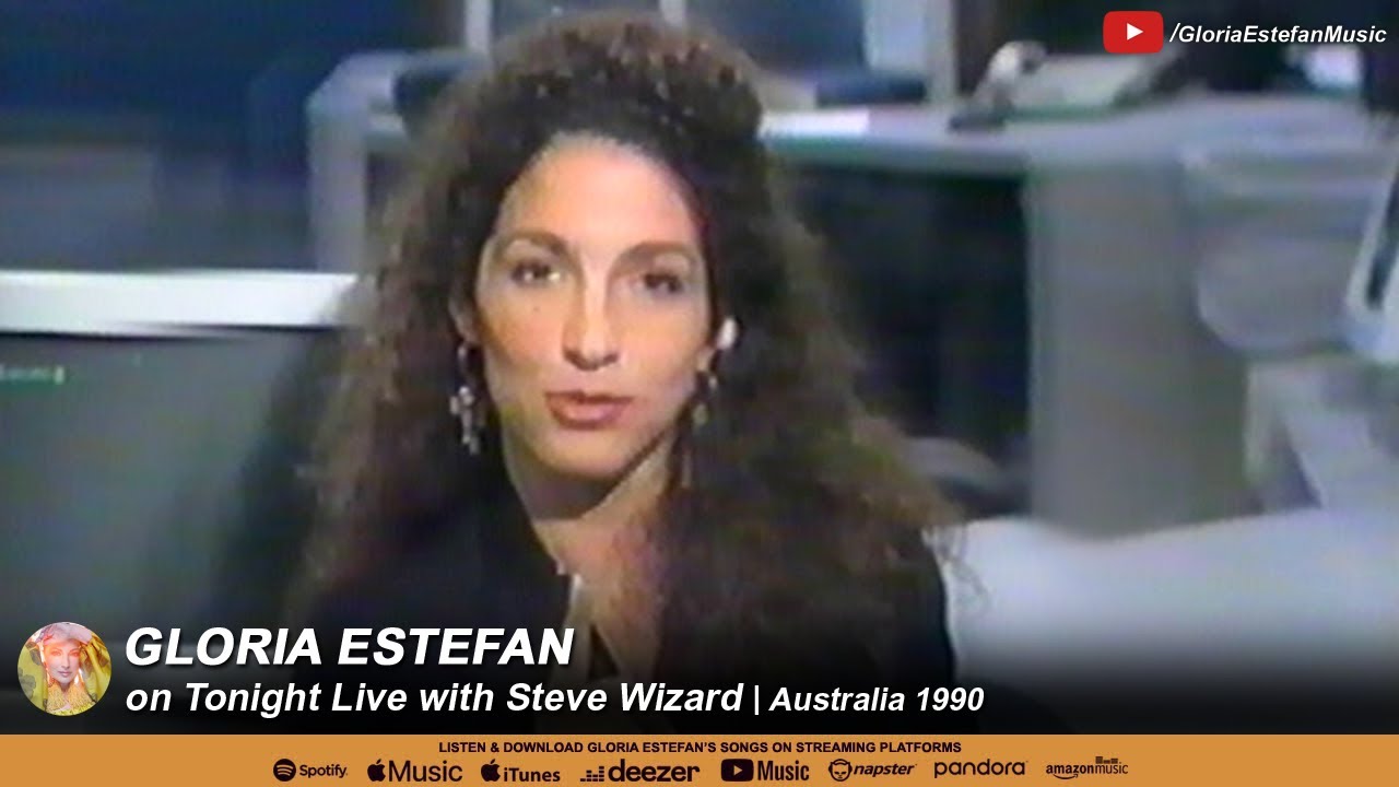 Gloria Estefan on Tonight Live with Steve Wizard | Australia 1991