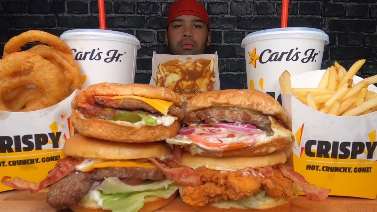 CARL'S JR MUKBANG