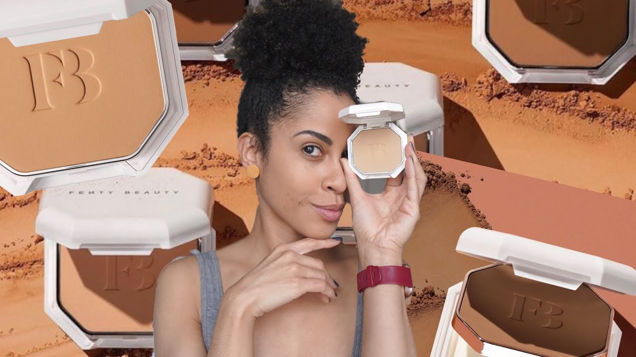 FENTY BEAUTY Pro Filt'r Soft Matte Powder Foundation//Info, Swatches, + Demo | kinkysweat