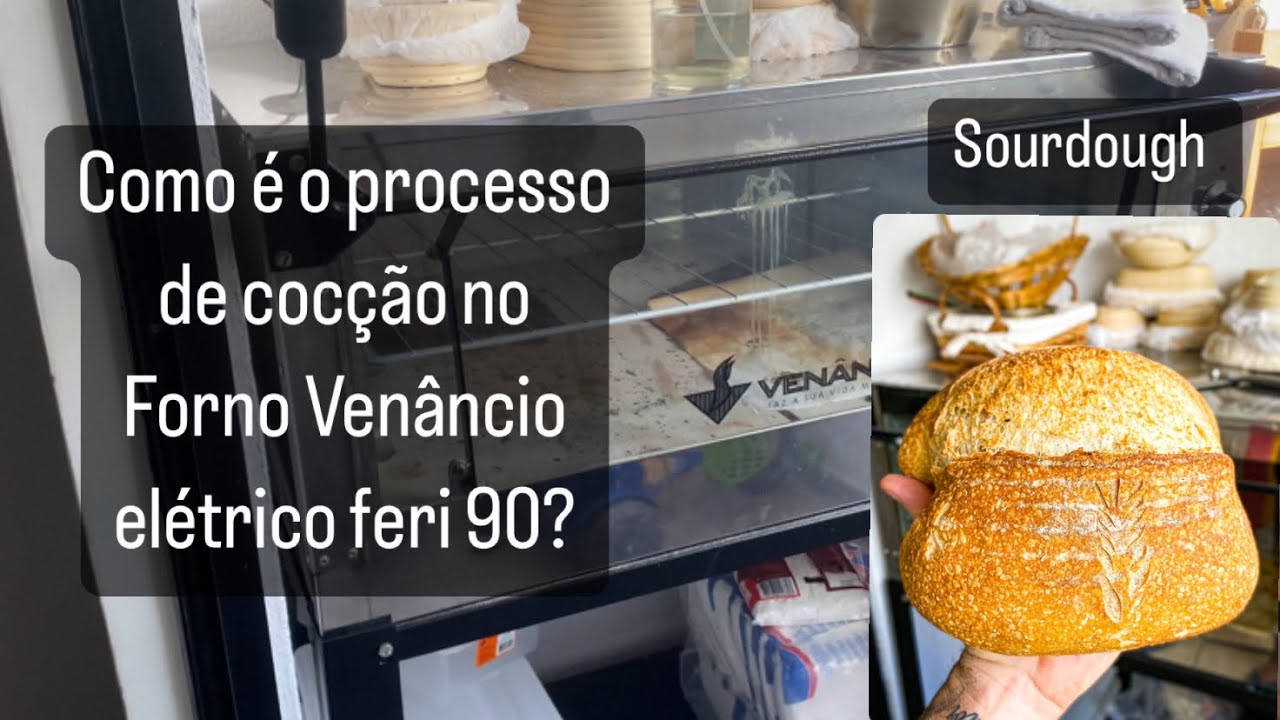 Como eu asso meus pães no forno Venâncio elétrico feri 90 | Parte 01
