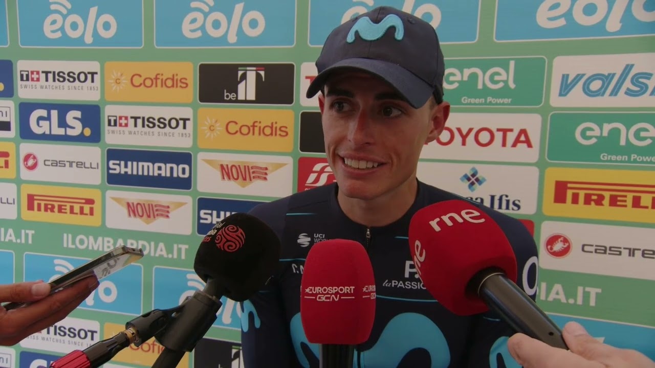 Enric Mas - Interview at the finish - Il Lombardia 2022