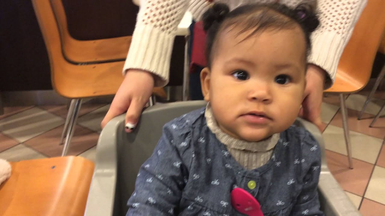 Hinata !  The Blasian baby  at McDonald's