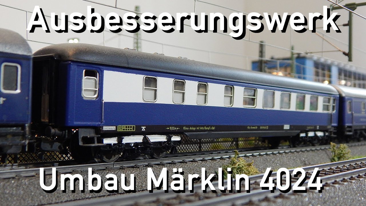 Ausbesserungswerk Märklin H0 Umbau Speisewagen 4026 Orient Express CIWL 4029