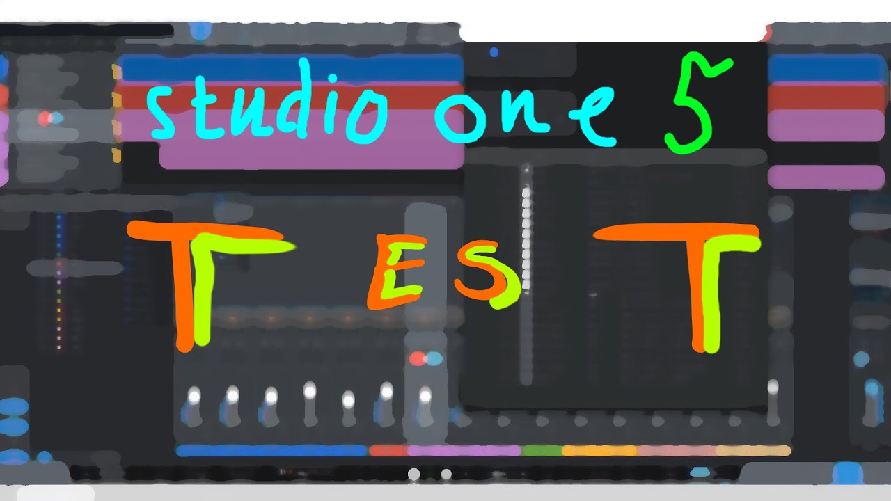 Studio One Pro 5. Test. Тест.