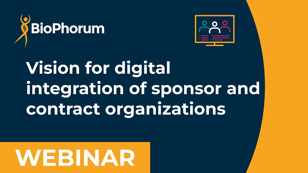 Vision for digital integration of sponsor and contract organizations webinar