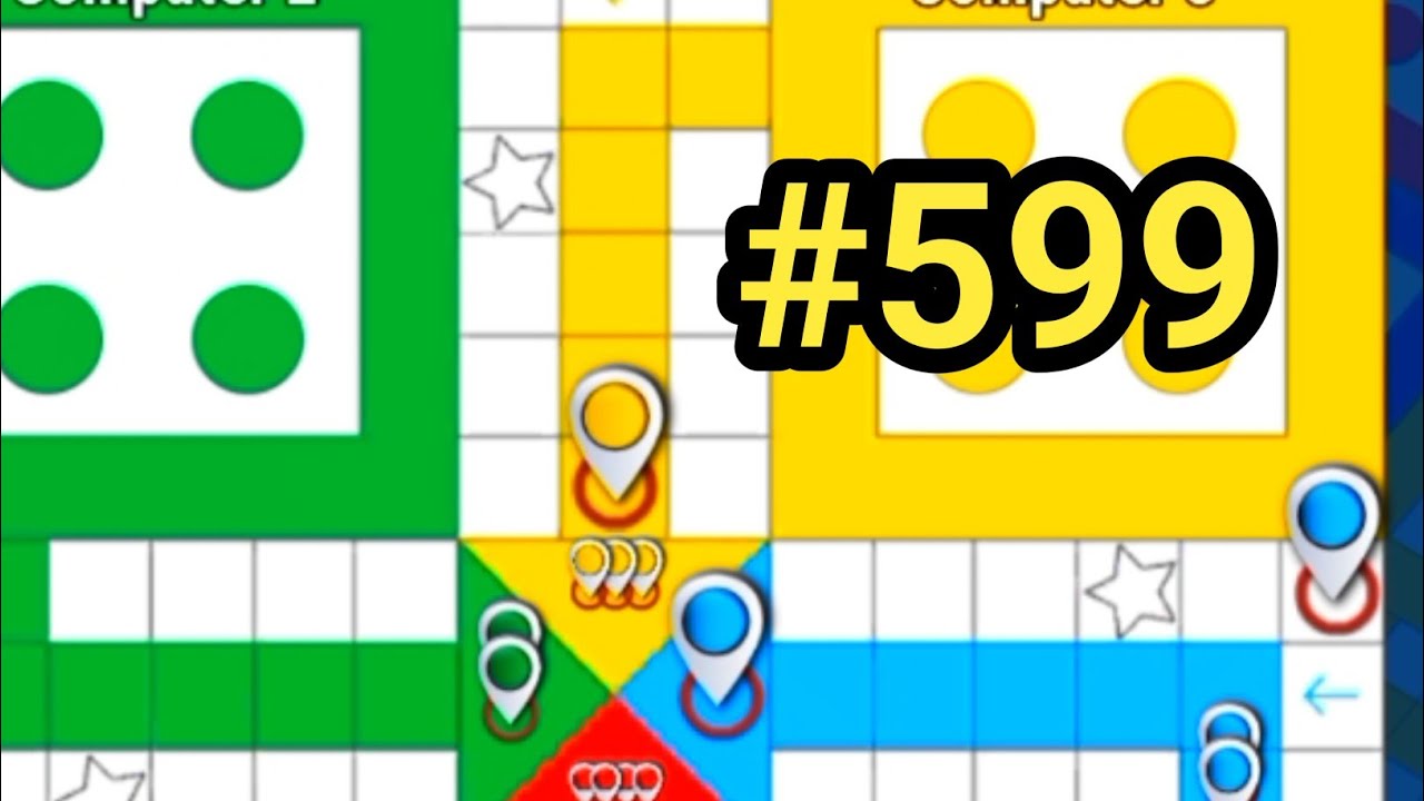 Tricks & Tips Ludo King | How to Win Ludo king 4 players gameplay|Ludo king #599 #ludoking #games 