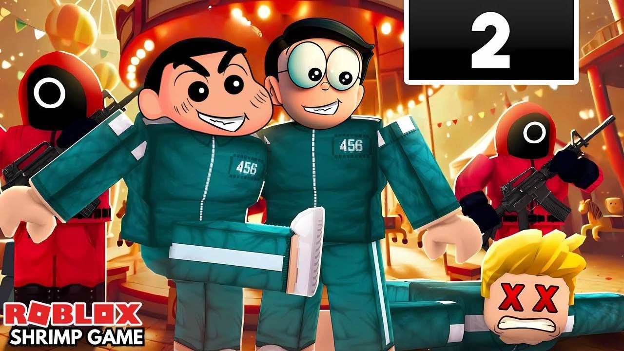 Shrimp Squid Game Gameplay in Tamil | GAMING WITH SHINCHAN