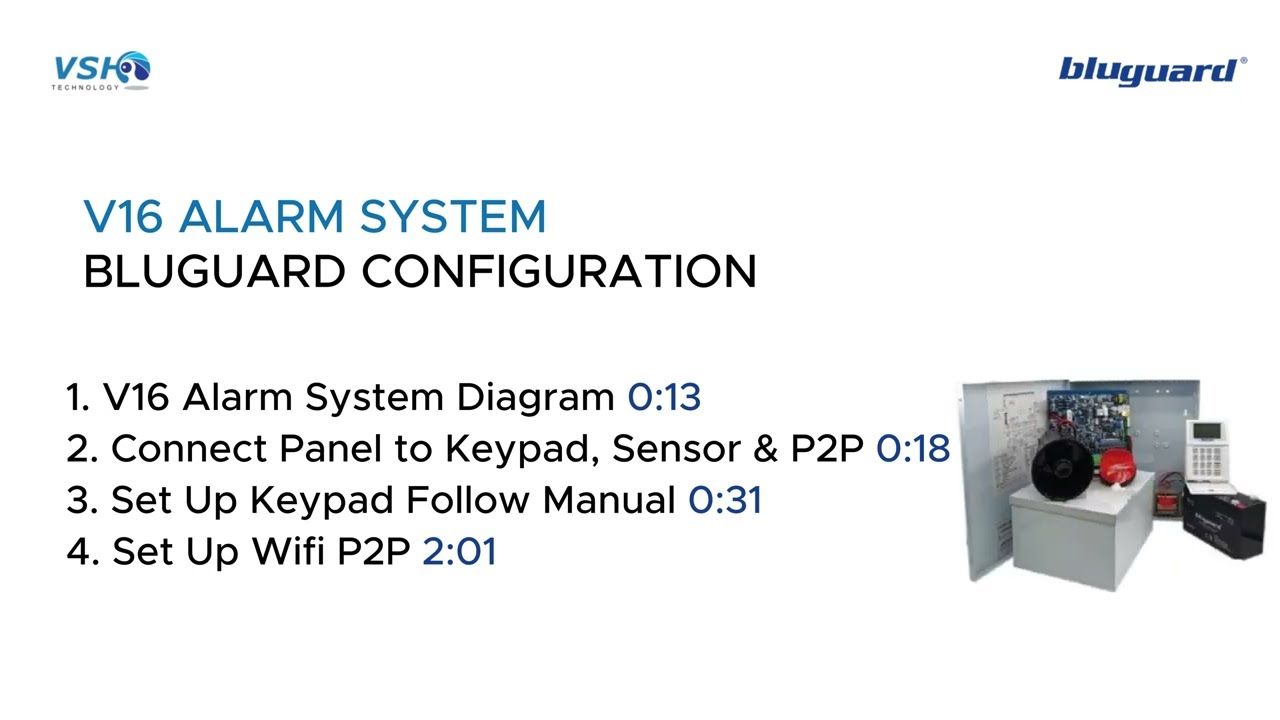 HOW TO SETUP BLUGUARD V16 ALARM SYSTEM 2024