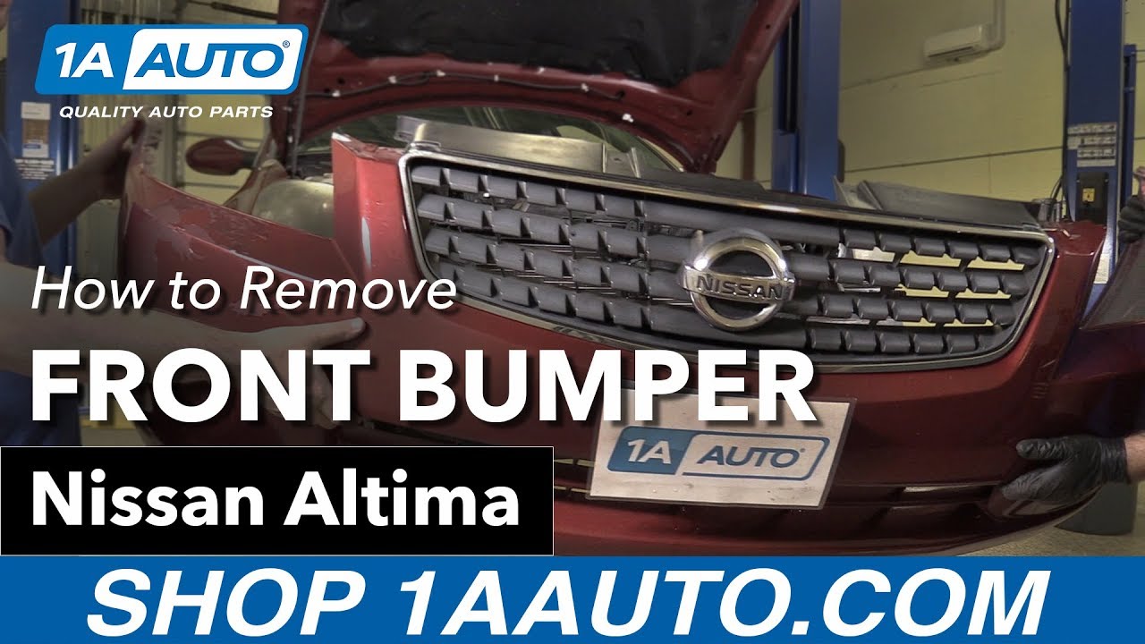 How to Remove Front Bumper 02-06 Nissan Altima