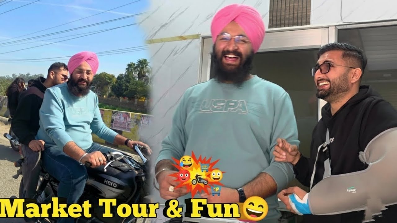 Fun 😆 & Gurdaspur Market tour on Splendor || Speaker Singh #vlog 