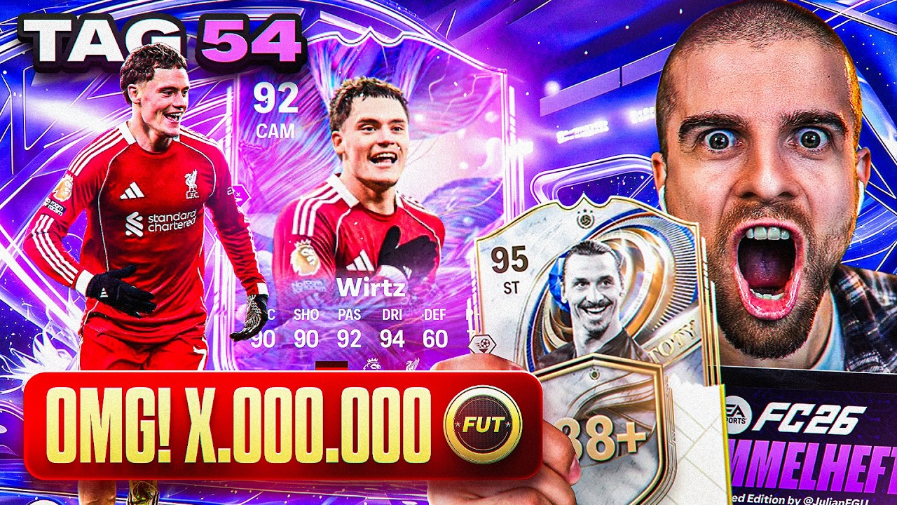 OMG 2 MIO+ im PACK !! 😱💥 Kann ich ALLE KARTEN in FC 26 SAMMELN ?! TAG 54 🧐🧪